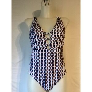END OF SUMMER SALE 1/2 OFF NWT Swim Solutions Triple-Tier Fauxkini One-Piece Swi